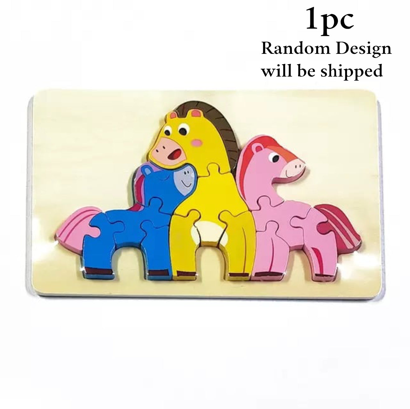 Family Puzzle board - 1 pc board Random Design will be shipped - EKT2248